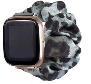 Aquarius Fitbit Versa 3 & Fitbit Sense Scrunchie Band