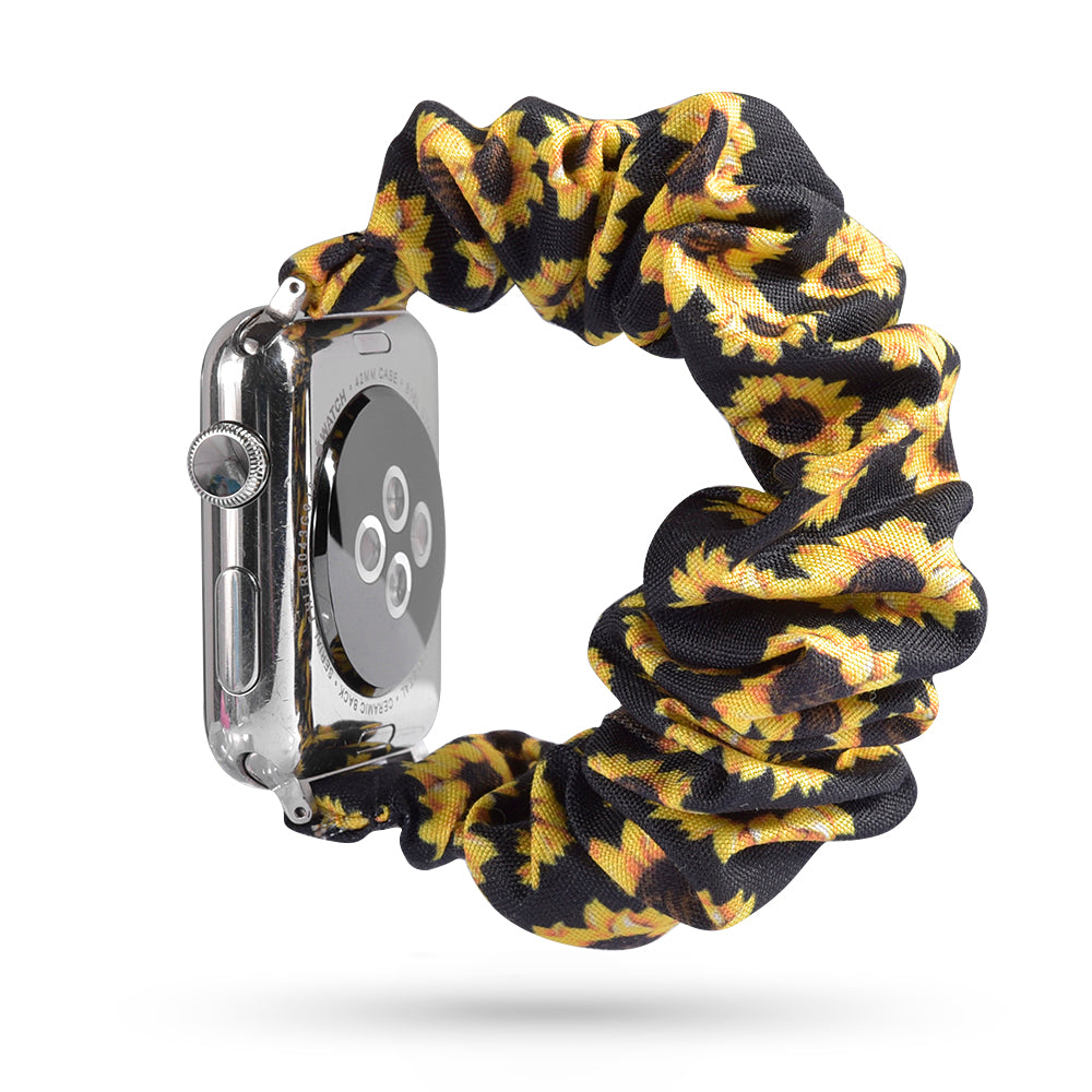 Sunflower Apple Watch Scrunchie Band