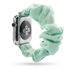 Load image into Gallery viewer, Mint Apple Watch Scrunchie Band
