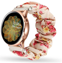 Load image into Gallery viewer, Pretty In Pink Samsung &amp; Garmin Scrunchie Band
