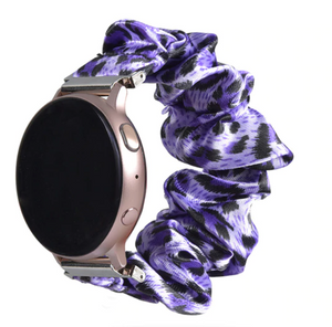 Violet Tiger Samsung & Garmin Scrunchie Band