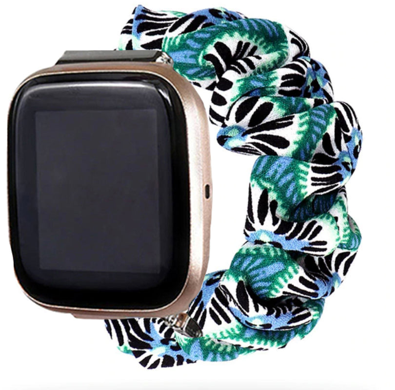 Tropical Popical Fitbit Versa 2 Scrunchie Band