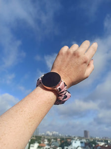 Blush Fitbit Versa 2 Scrunchie Band