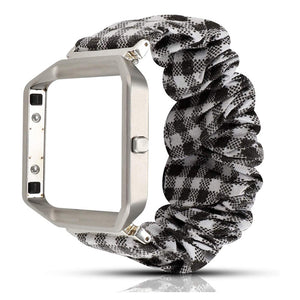 Checkered Fitbit Blaze Scrunchie Band Scrunchie Time