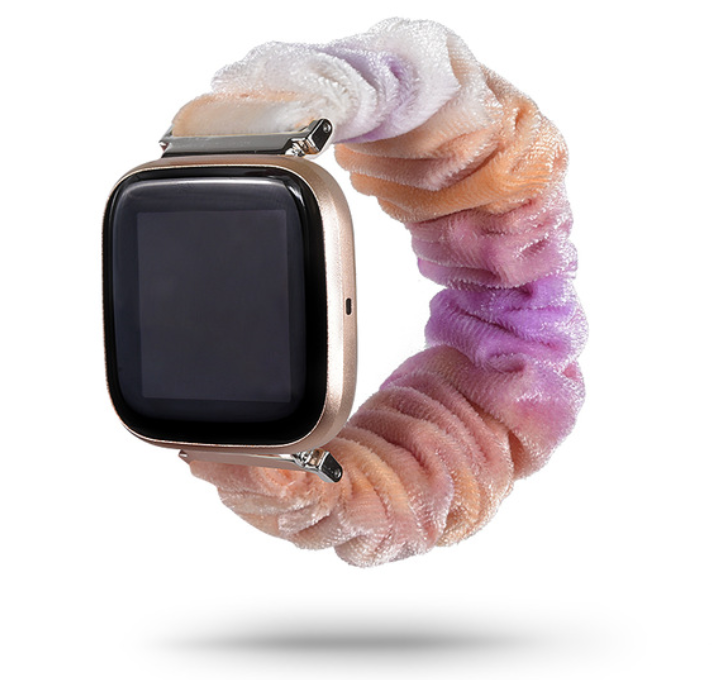 Sherbert Fitbit Versa 2 Scrunchie Band