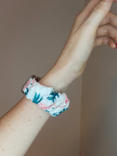 Load image into Gallery viewer, Flaming Flamingo Apple Watch Scrunchie Band
