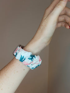 Flaming Flamingo Apple Watch Scrunchie Band