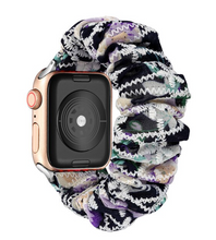 Load image into Gallery viewer, Kaleidoscope Apple Watch Scrunchie Band
