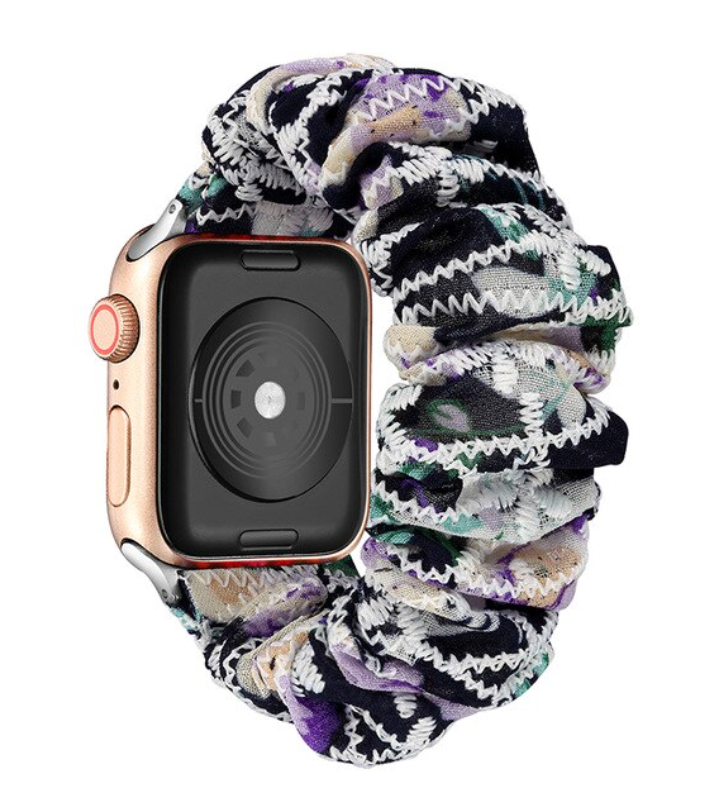 Kaleidoscope Apple Watch Scrunchie Band