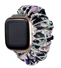 Load image into Gallery viewer, Kaleidoscope Fitbit Versa 2 Scrunchie Band
