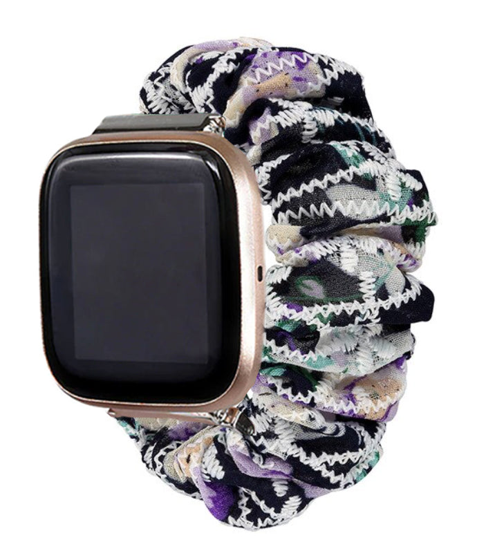 Kaleidoscope Fitbit Versa 2 Scrunchie Band