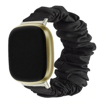 Load image into Gallery viewer, Midnight Fitbit Versa 3 &amp; Fitbit Sense Scrunchie Band
