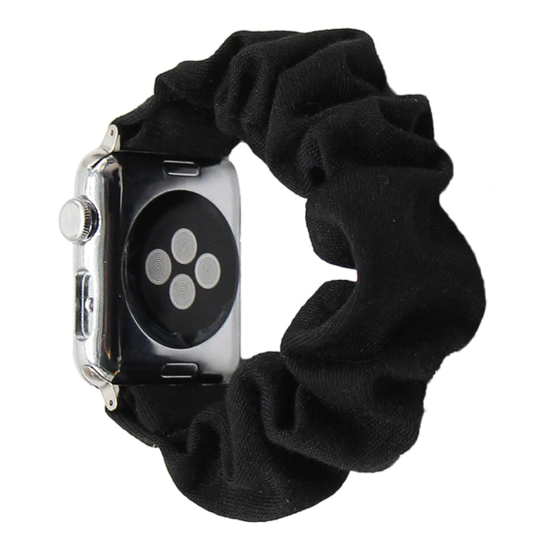 Noir Apple Watch Scrunchie Band