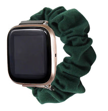 Load image into Gallery viewer, Pine Fitbit Versa 2 Scrunchie Band
