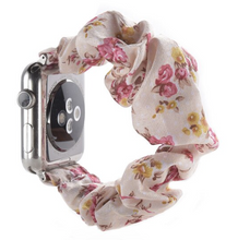 Load image into Gallery viewer, Pretty In Pink Apple Watch Scrunchie Band
