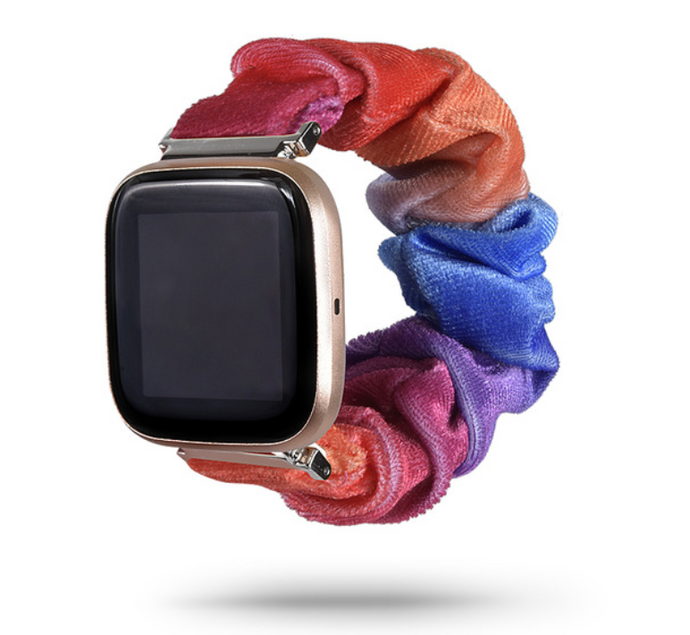 Skittle Fitbit Versa 2 Scrunchie Band