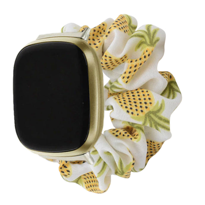 Summer Pineapple Fitbit Versa 2 Scrunchie Band