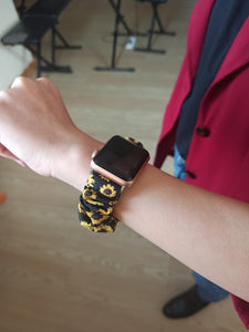 Sunflower Samsung & Garmin Scrunchie Band