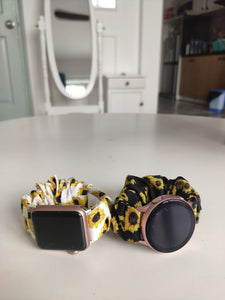 Sunflower Samsung & Garmin Scrunchie Band