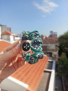 Tropical Popical Fitbit Versa 2 Scrunchie Band