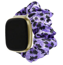 Load image into Gallery viewer, Violet Tiger Fitbit Versa 2 Scrunchie Band
