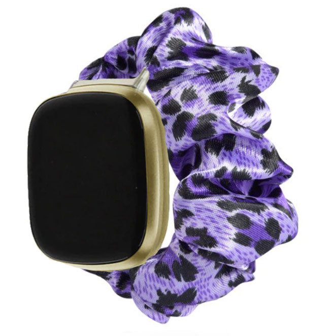 Violet Tiger Fitbit Versa 2 Scrunchie Band